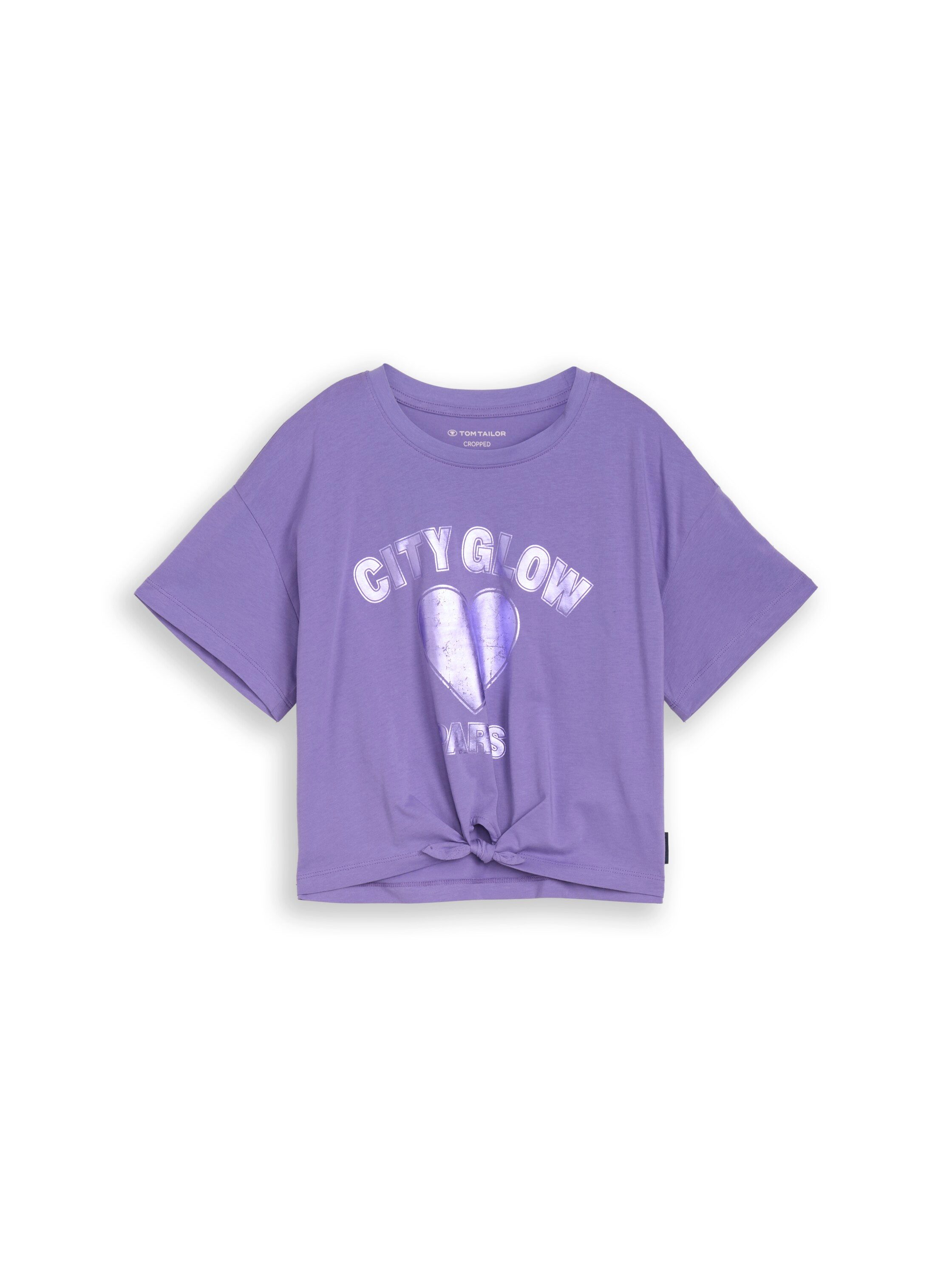 TOM TAILOR T-Shirt mit Knoten Detail