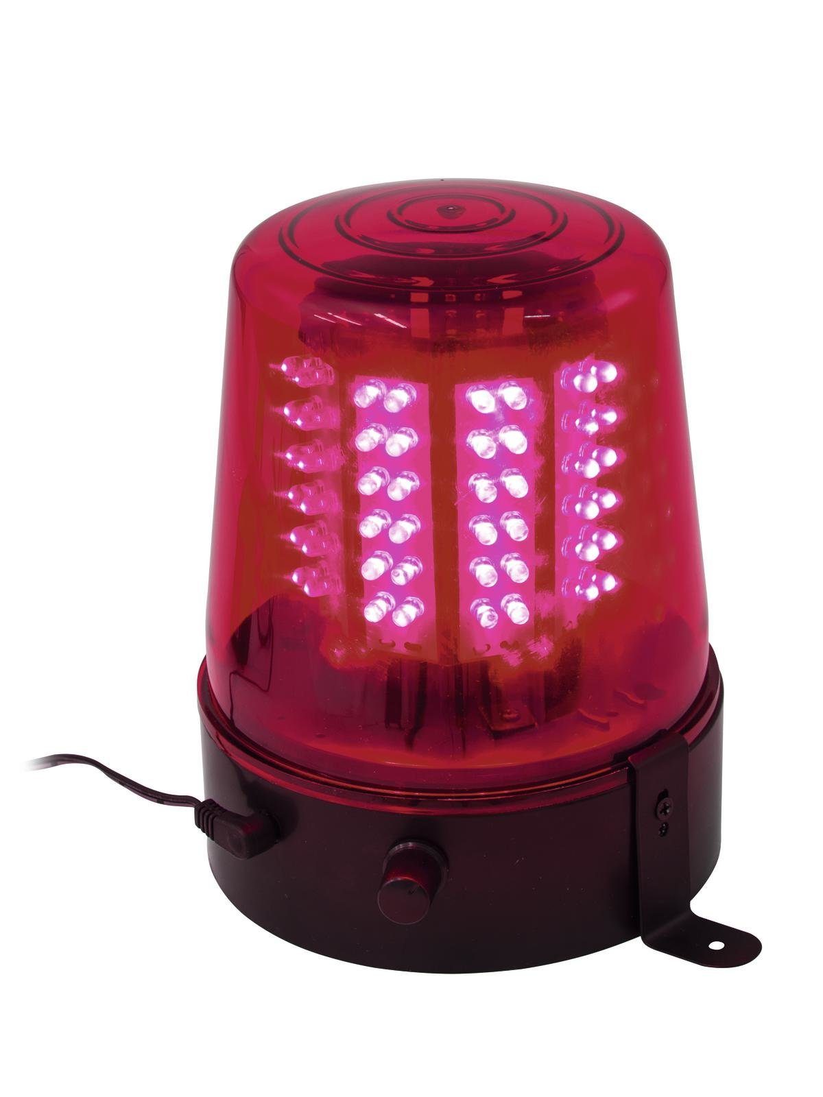 Discolicht Polizeilicht Feuerwehrlicht LED ROT - 108 LED Geschwindigkeit regelbar