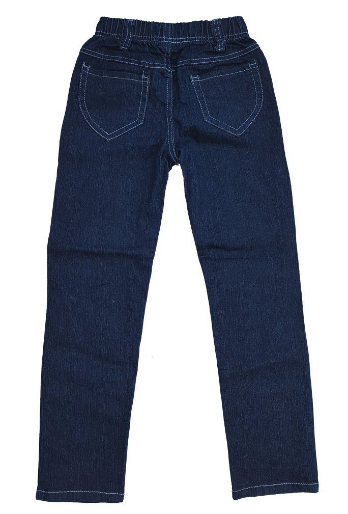 Girls Fashion Dehnbund-Jeans Jeans, Stretchjeans mit rundum Gummizug, M71e – Bild 2 von 2