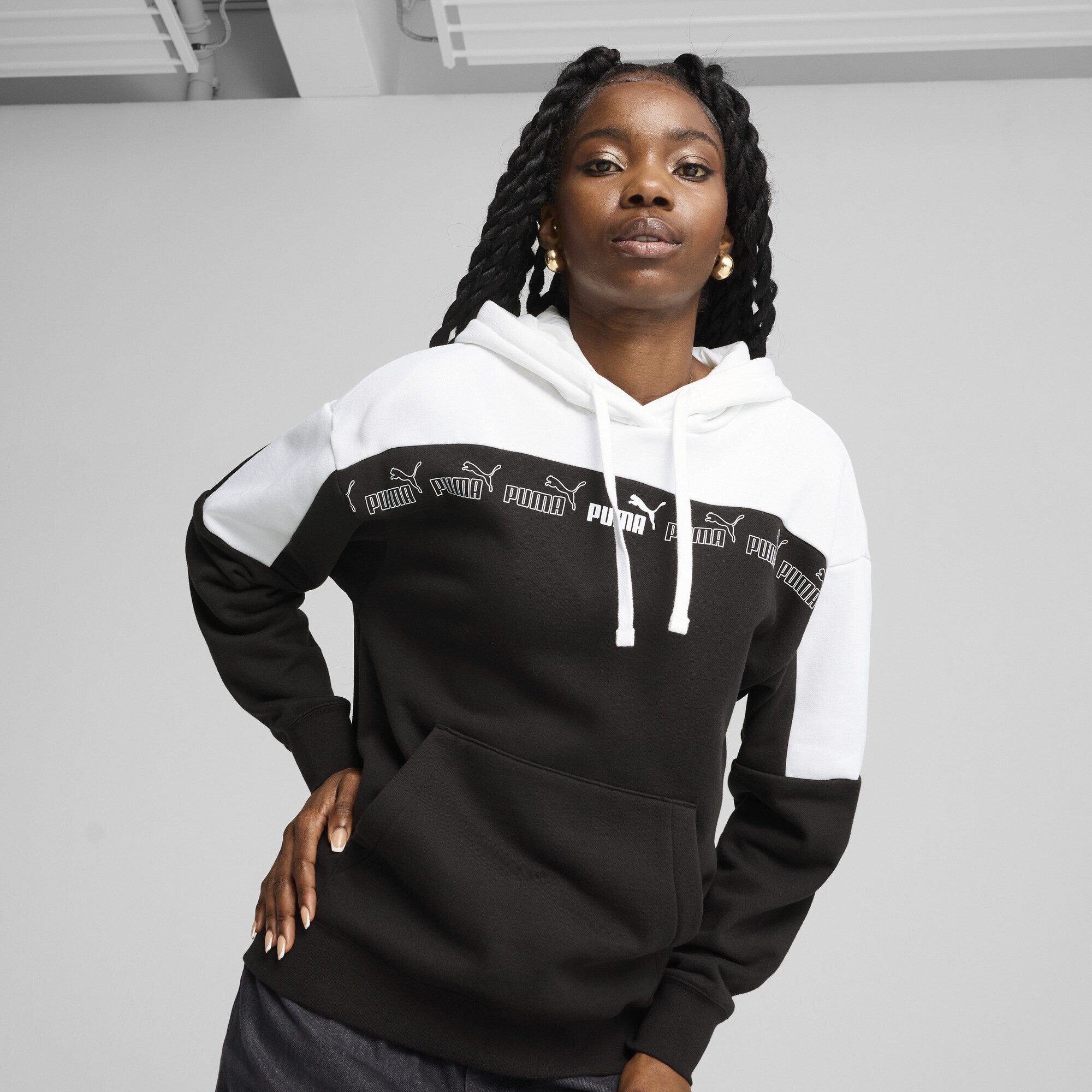 PUMA Hoodie Around The Block Hoodie Damen