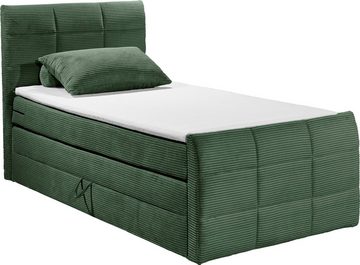 ED EXCITING DESIGN Boxspringbett Bolivia, harte Seite mit Kokosmatte, weiche Seite mit Filzabdeckung