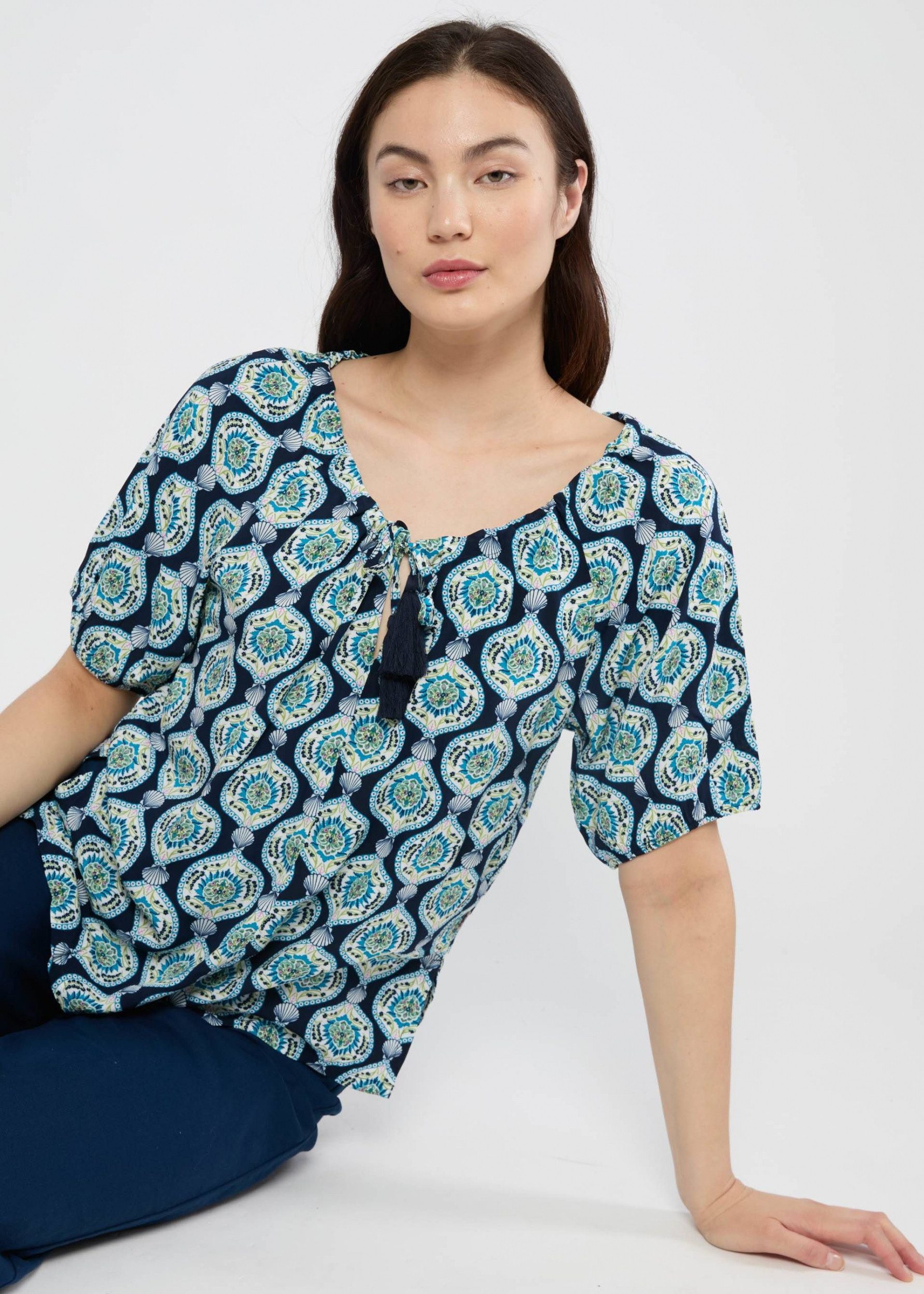 Blutsgeschwister Kurzarmbluse - Leichte Sommerbluse Magic Maiden