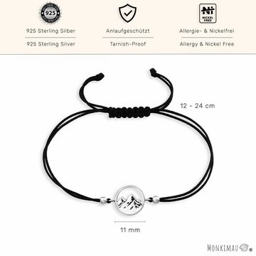 Monkimau Silberarmband Berg aus Silber Schmuck als Armband Damen (Packung, 1 x Armband in Schmuckbox)