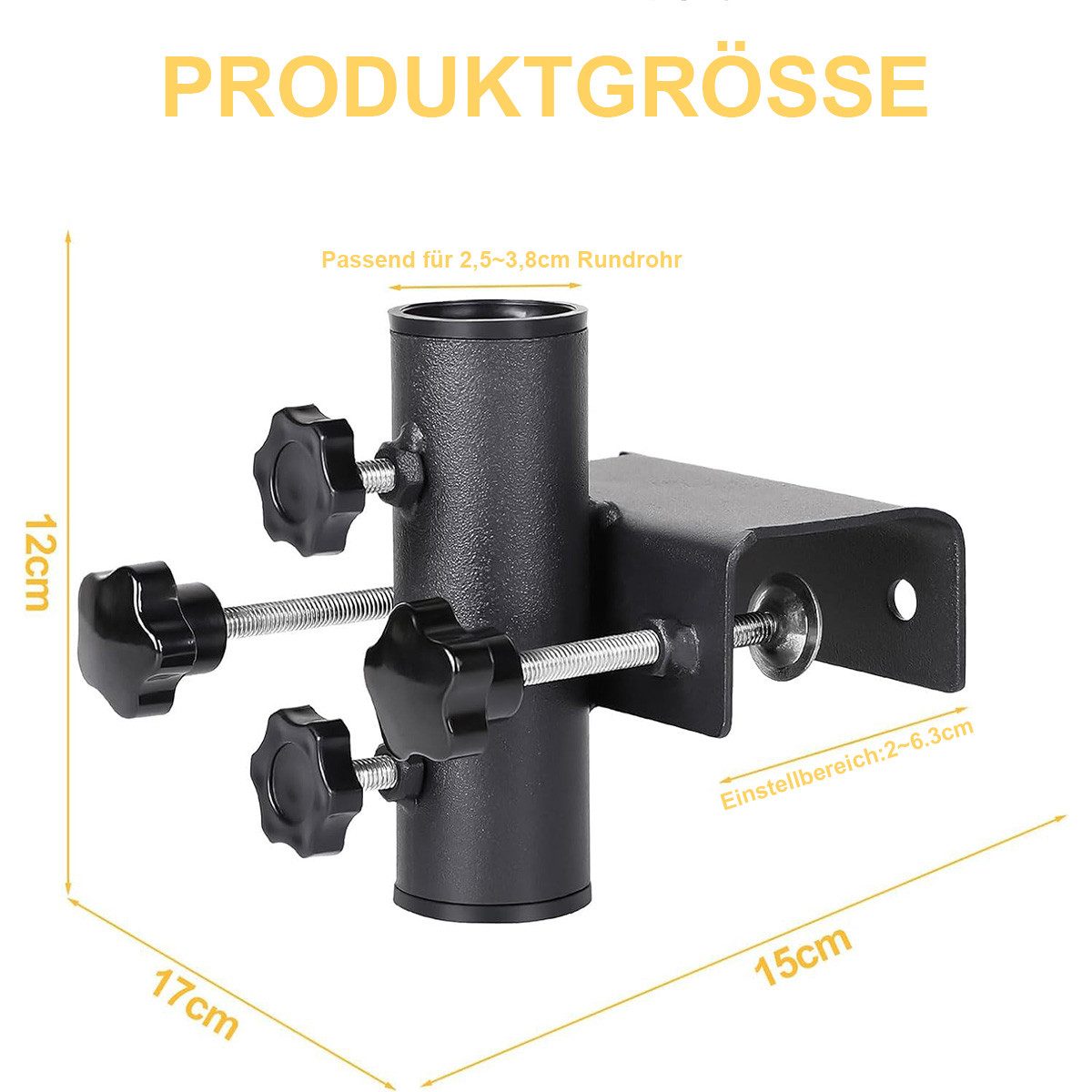 Welikera Balkonklammer Sonnenschirmhalter Balkongeländer,Sonnenschirm Halte günstig online kaufen