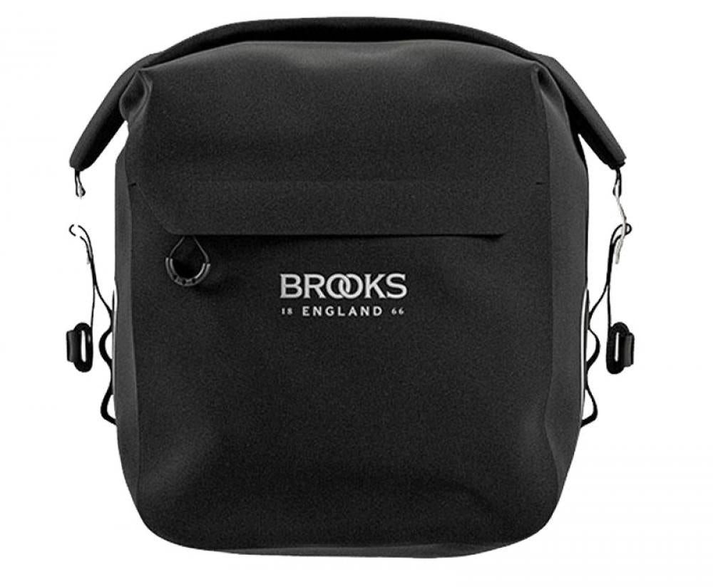 BROOKS ENGLAND Fahrradtasche BROOKS Scape Pannier Large Black - wasserdichte Fahrradtasche 18-22 Li
