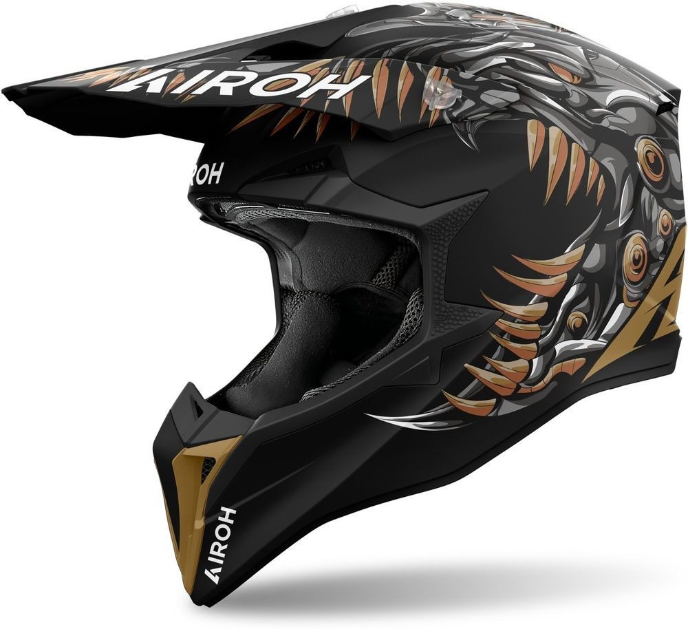 Airoh Motocrosshelm Helmet Wraaap Cyborg Matt