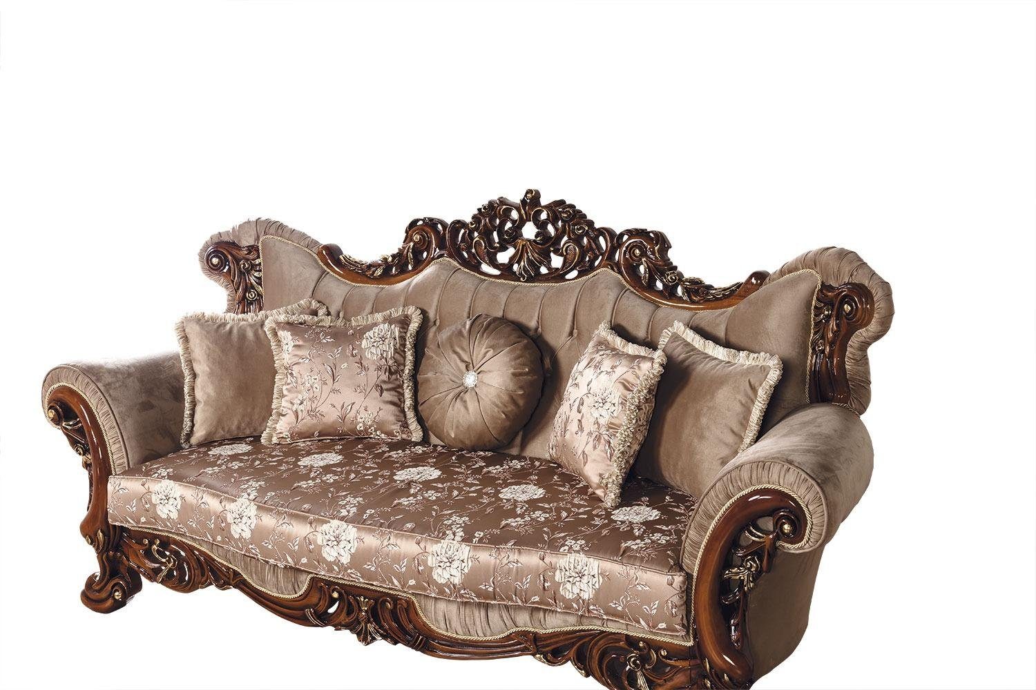 Chesterfield Dreisitzer Möbel Sofa JVmoebel Sofa, Luxus Couch Klassischer Barock