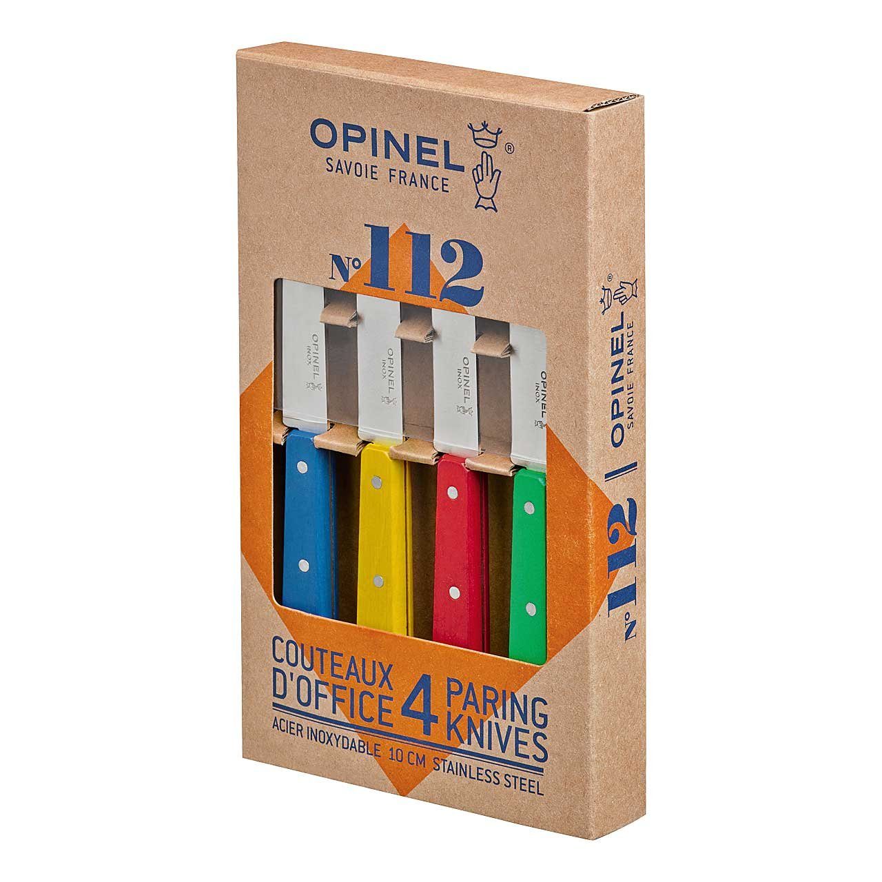 Opinel Messer-Set rostfrei Set farbig, mit Messern 112 Classic No 4