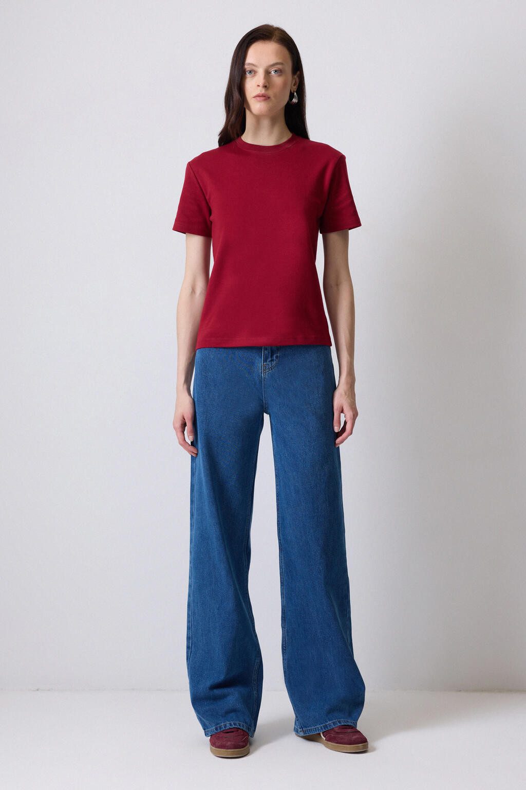 touche prive T-Shirt T-Shirt mit kurzen Ärmeln und normaler Passform aus 100 % Baumwolle