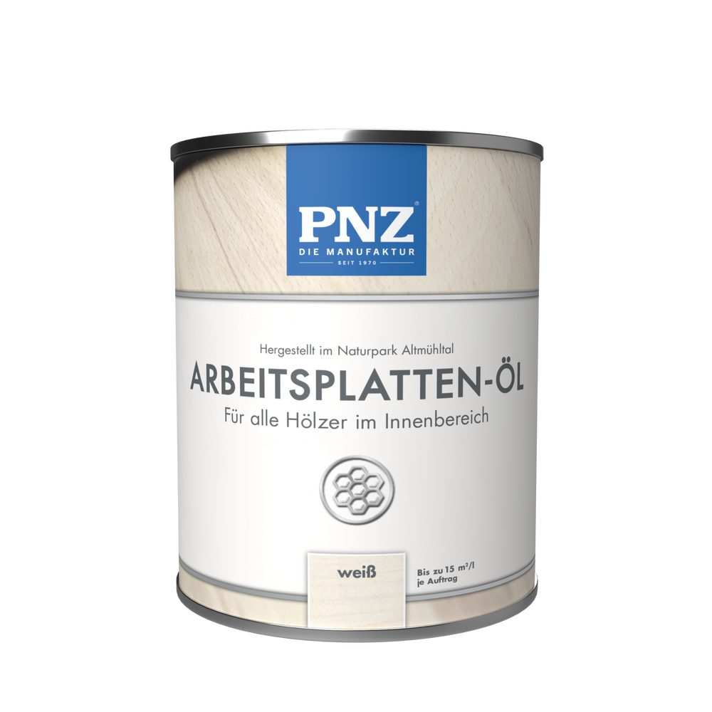 PNZ - Die Manufaktur Holzöl Arbeitsplatten-Öl, sehr beständig, für Küchenholz und Arbeitsplatten