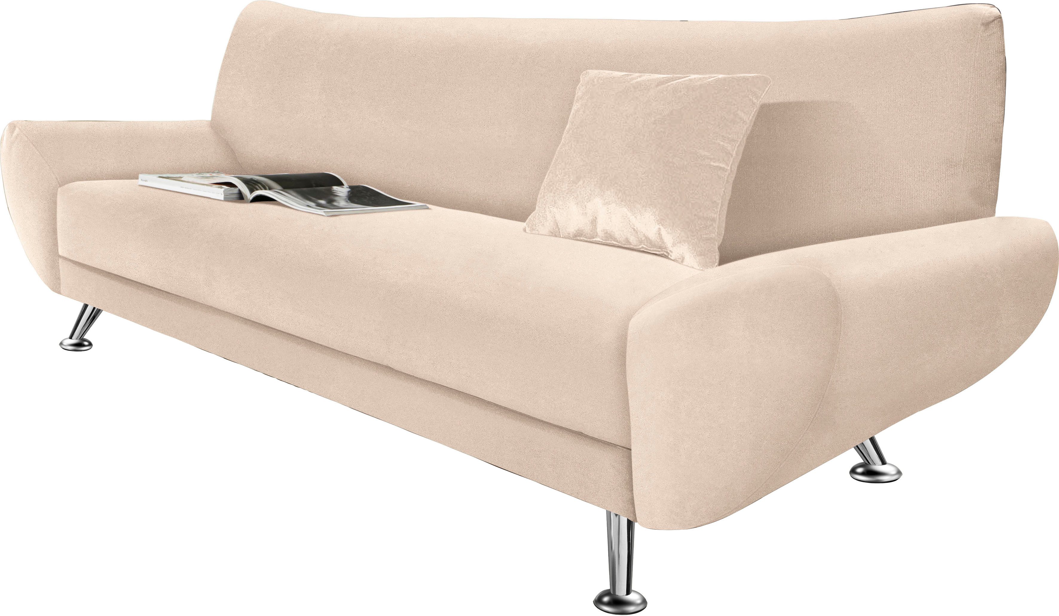 Home affaire 3-Sitzer Saltare elegant & komfortabel, toller Designfuß, bequem, Breite 205cm – Bild 2 von 5