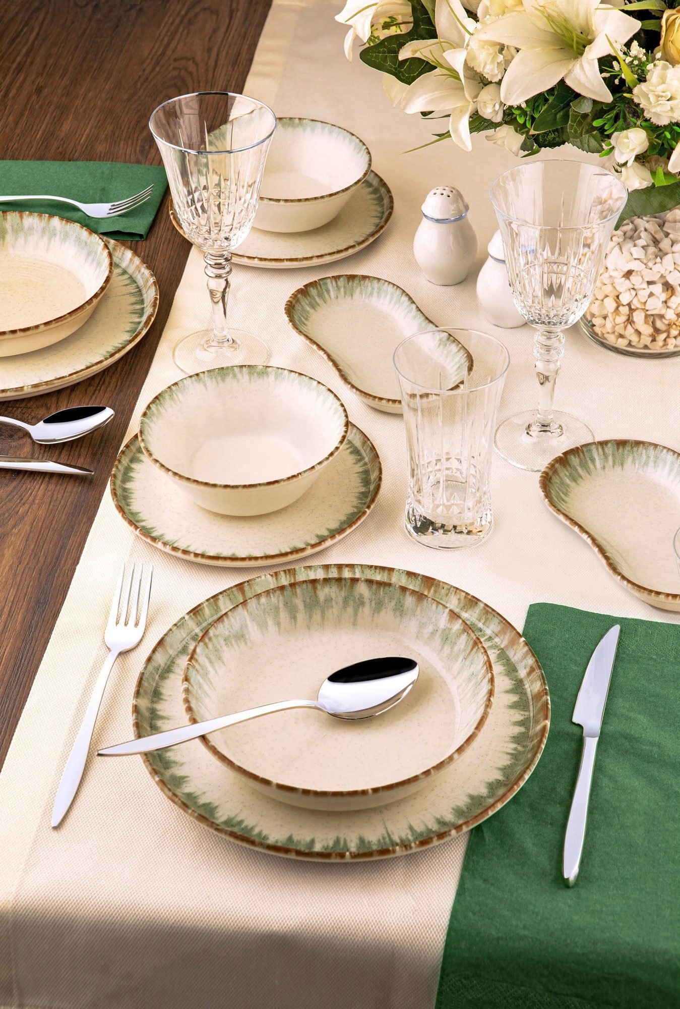 Hermia Concept Teller-Set 100% PORCELAIN L3155 (27-tlg)