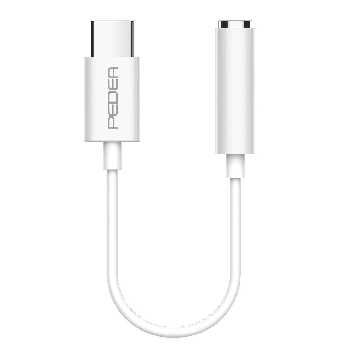 PEDEA PEDEA Adapter USB-C auf 3,5mm Klinke/Kopfhörer Audio- & Video-Adapter 3,5-mm-Klinke, USB-C