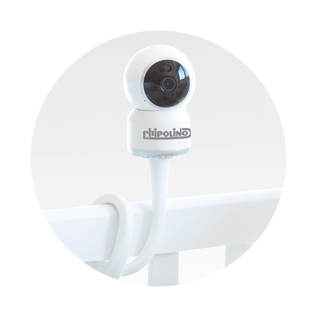 Chipolino Babyphone Ersatzkamera Atlas, Babyeinheit, flexibler Silikonständer, flexibler Silikon-Ständer