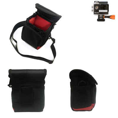 K-S-Trade Kameratasche für Rollei Actioncam 425, Kameratasche Fototasche Umhängetasche Schultertasche Zubehör Tasche