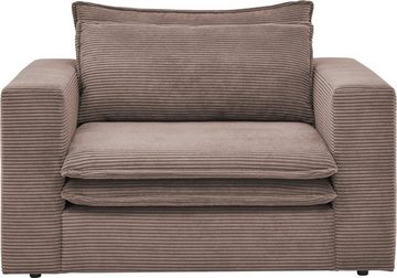 Places of Style Loveseat PIAGGE, Hochwertiger Cord, trendiger Loveseat