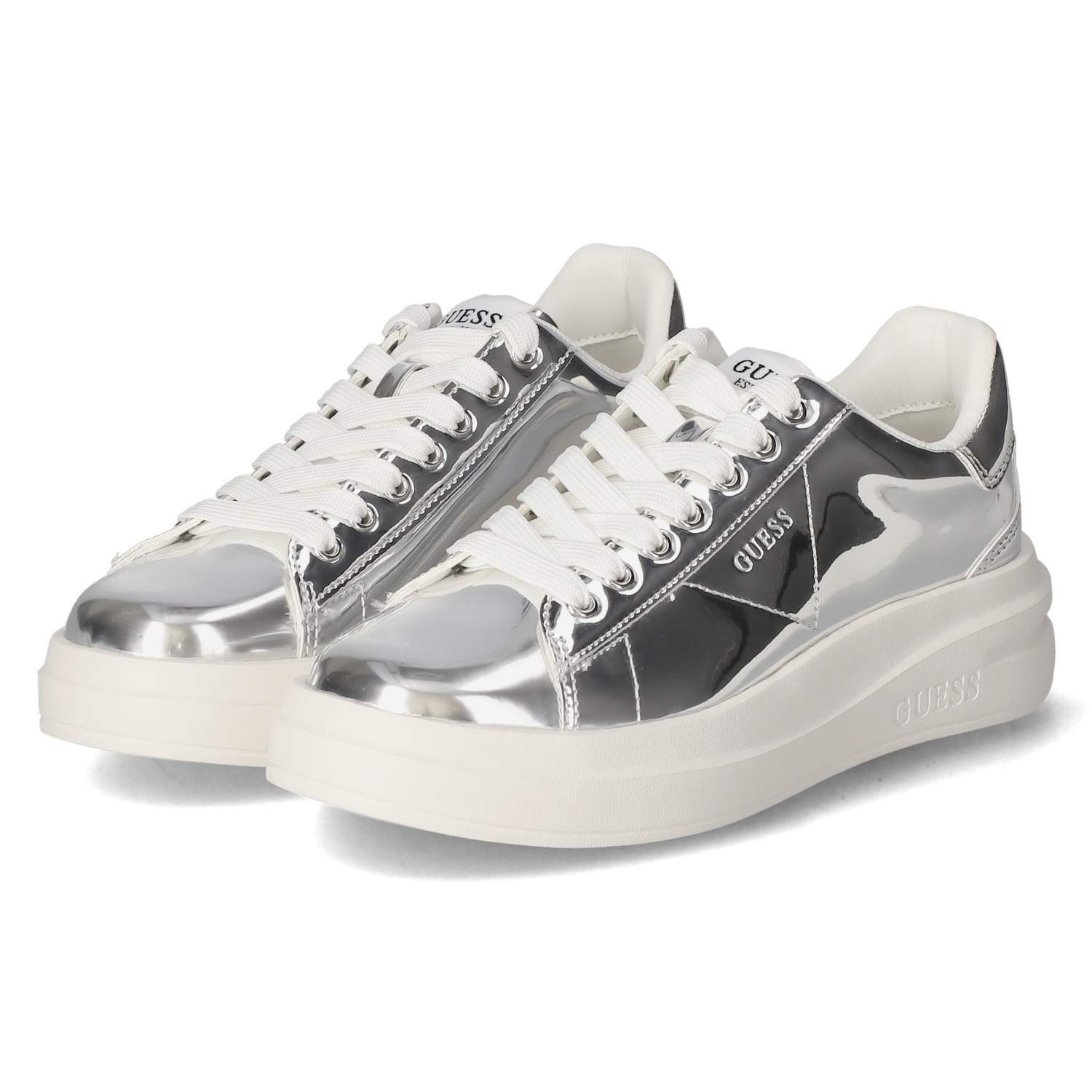 Guess FLPELBPAF12SILVE Schnürschuh günstig online kaufen