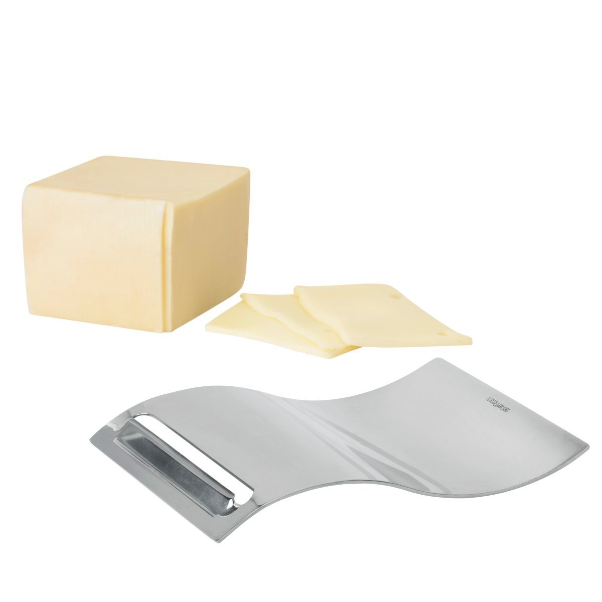 Hart- WAVE, für Stelton Weichkäse Käsehobel spülmaschinengeeignet, Käsehobel und Edelstahl,