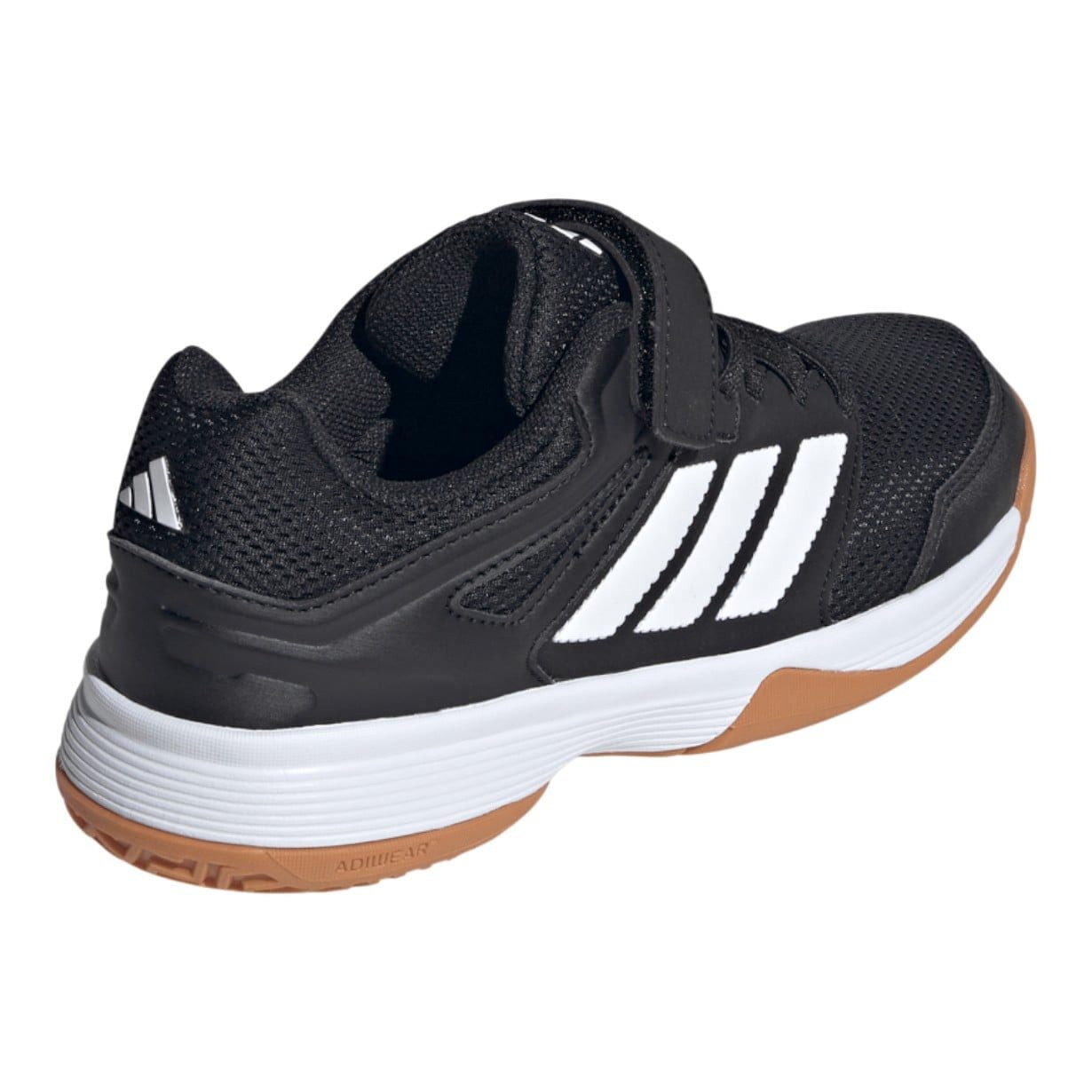adidas Performance Hallen-Indoorschuhe Speedcourt Velcro schwarz/weiss Kinder Badmintonschuh – Bild 4 von 5