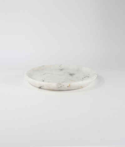 D'arte Stone Servierplatte ALANI Teller aus Marmor