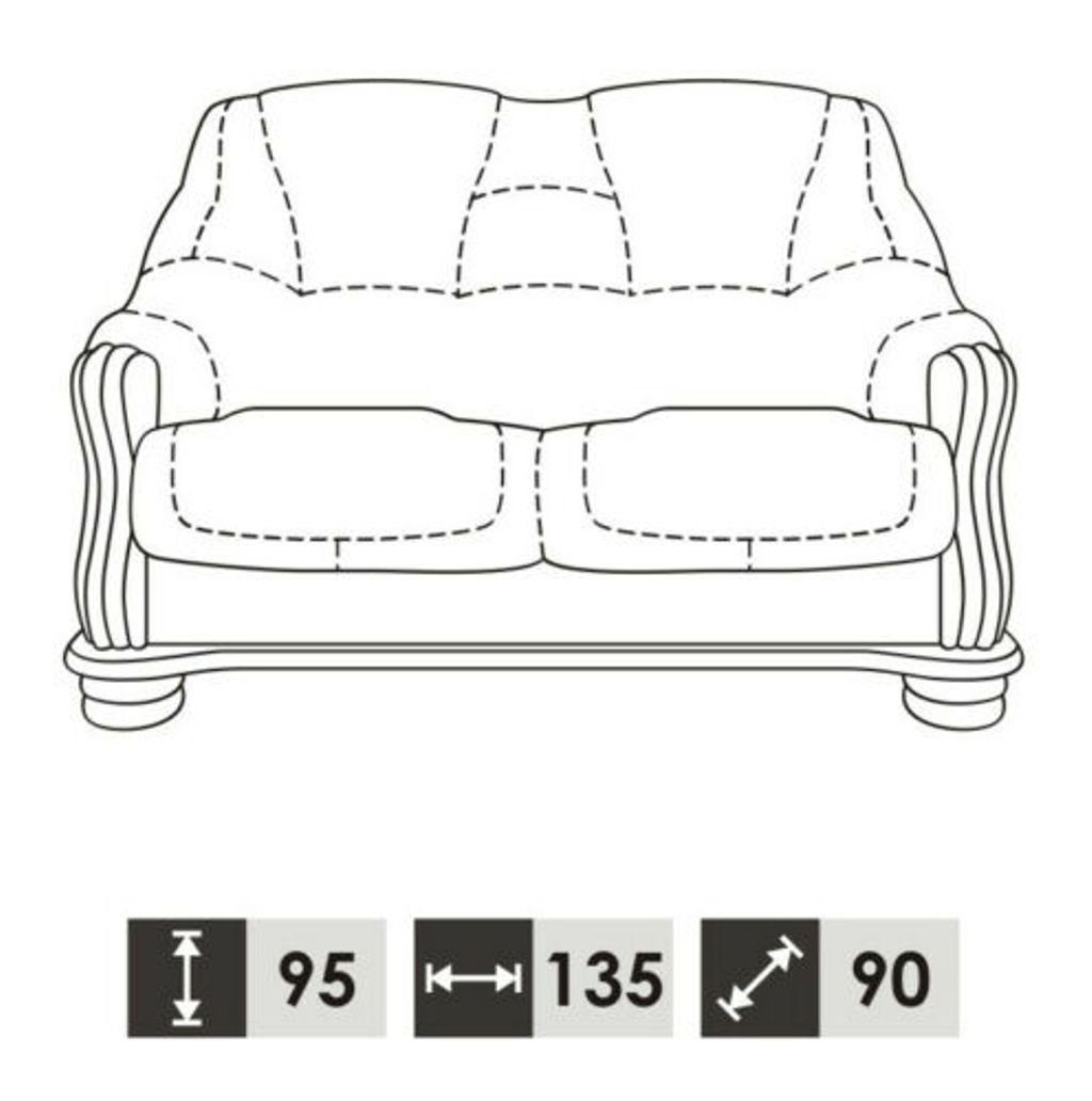 Made Sofa Sofas, Klassischer Sofagarnitur Wohnlandschaft 3+2 in JVmoebel Sitzer Europe