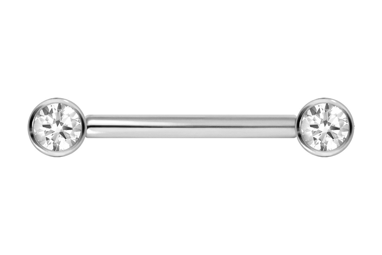PIERCINGLINE Brustwarzenpiercing Titan Barbell mit Push günstig online kaufen