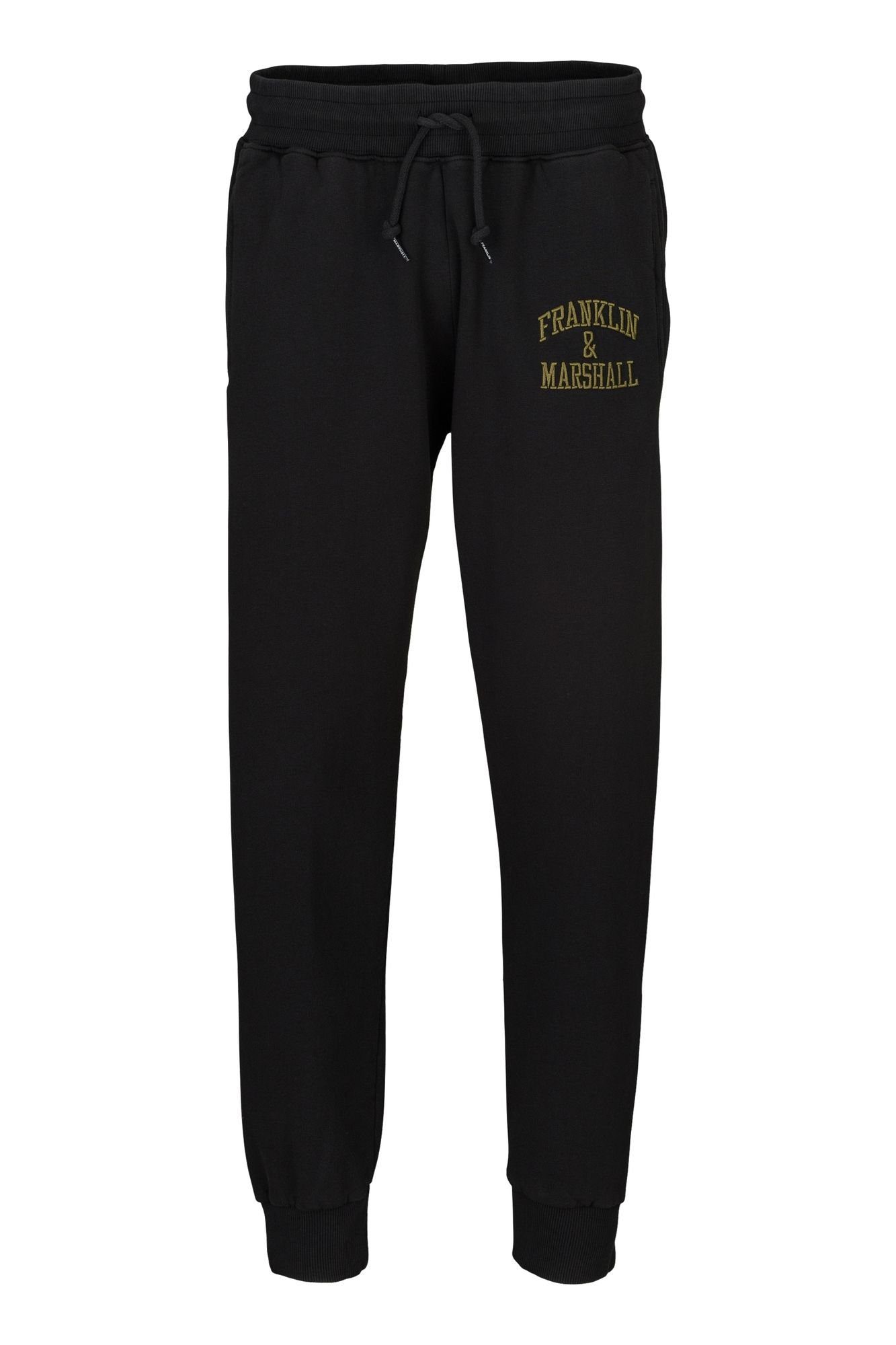 Baumwolle & Marshall mit Jogginghose Stick-Schriftzug aus Jogginghose reiner Franklin