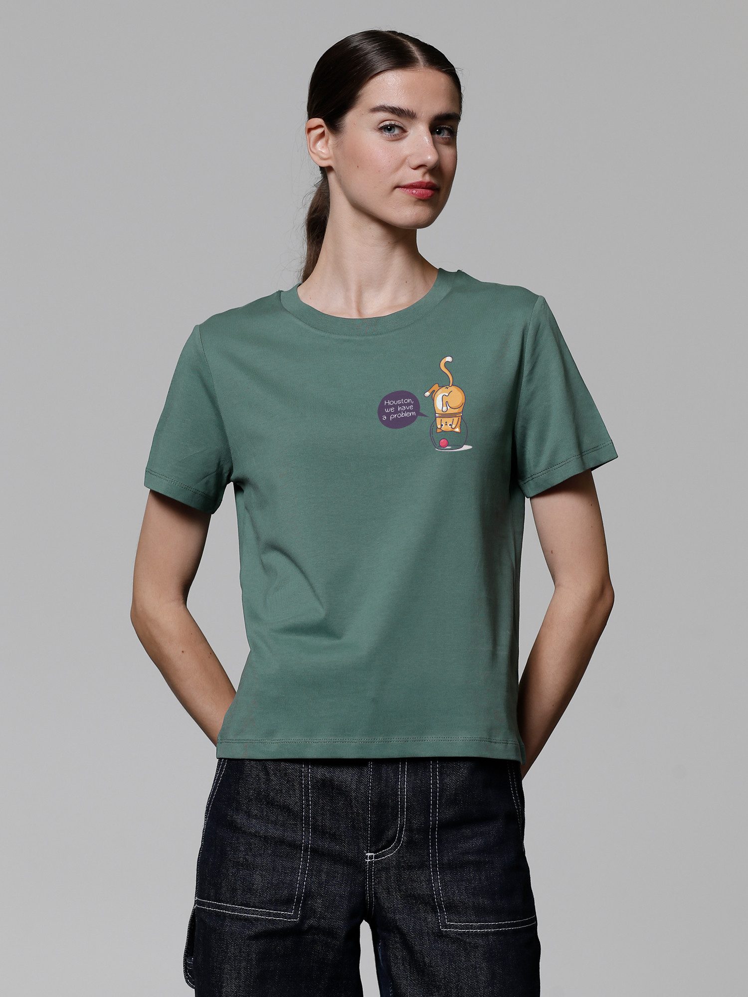 wat? Apparel T-Shirt Funny Cat