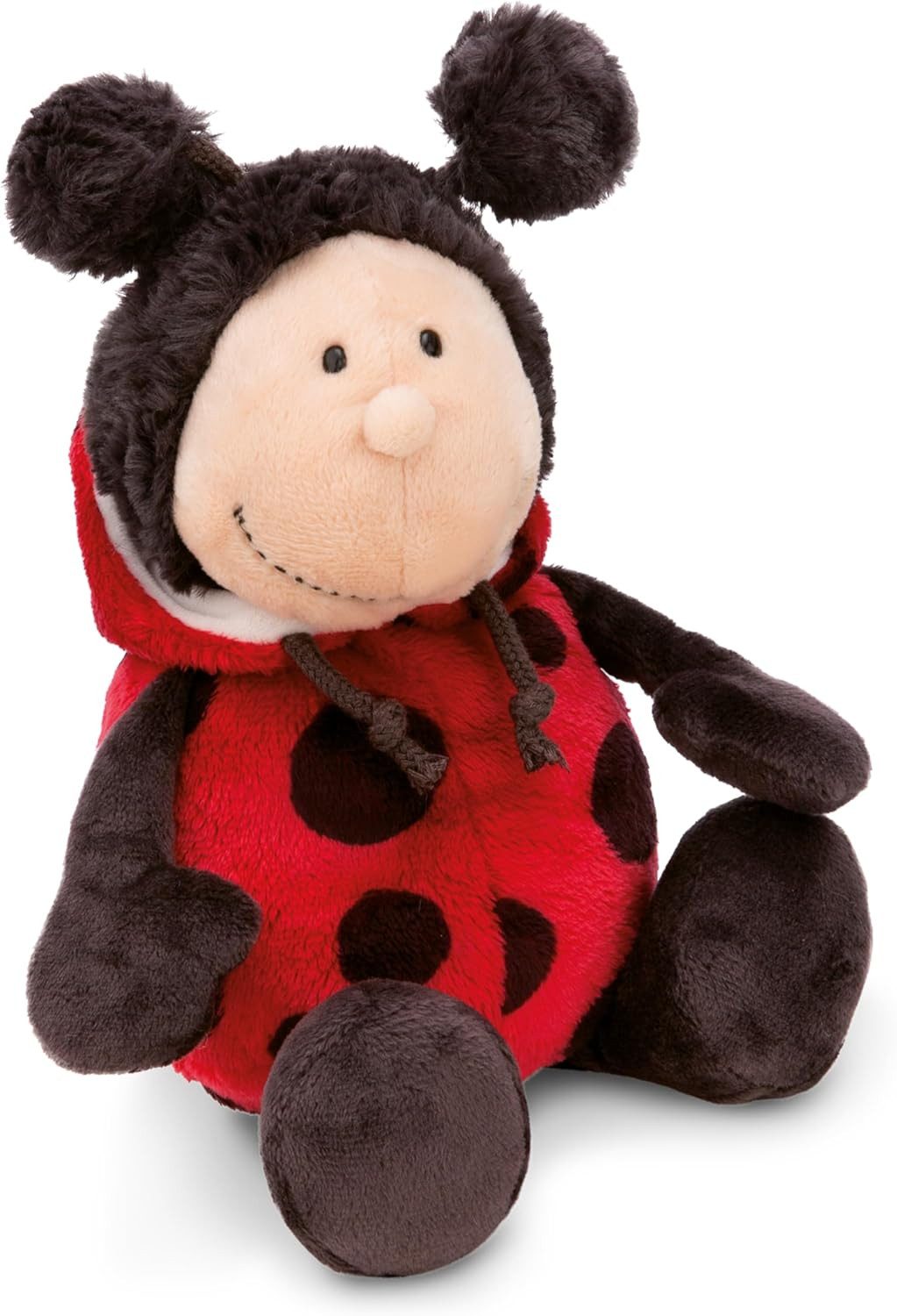 Nici Kuscheltier 61629 - Marienkäfer Dotti-Lotti, 18 cm, rot (1-St)