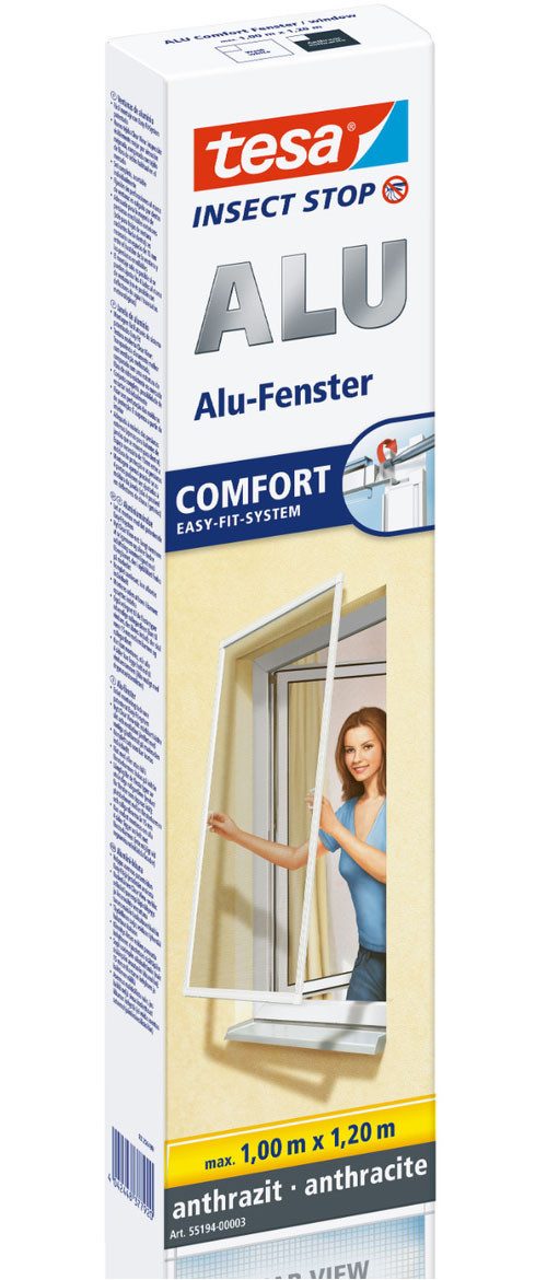 tesa Insektenschutz-Fensterrahmen Insect Stop ALU Comfort günstig online kaufen