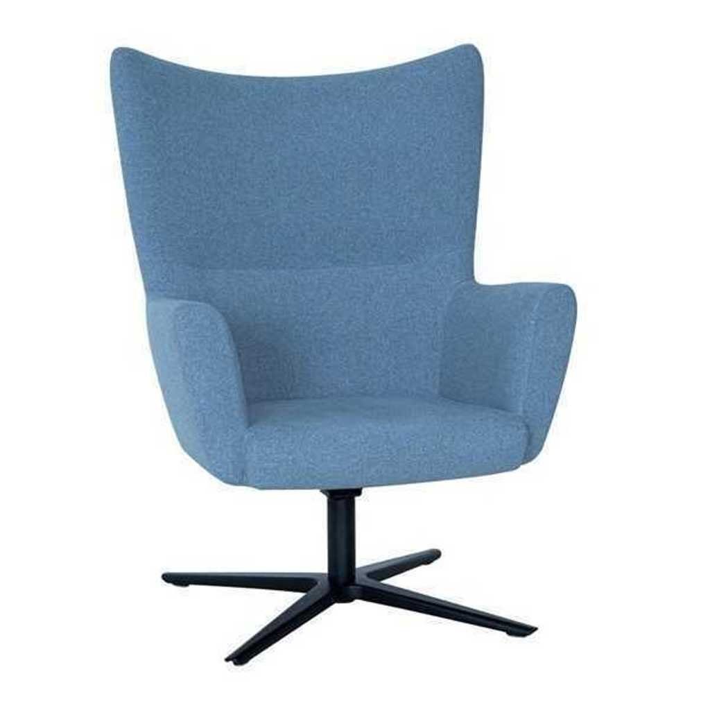 JVmoebel Sessel Blauer Sessel Ohrensessel Designer 1-Sitzer Moderner Cocktailsessel (1-St., 1xSessel), Made in Europa