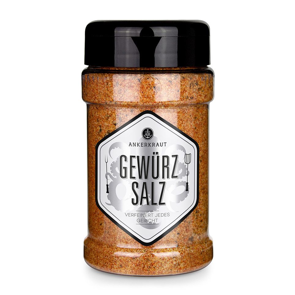 Ankerkraut Gewürz Gewürz Salz, Gewürz Salz, 270g im Streuer