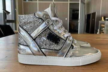 PHILIPP PLEIN Philipp Plein Hi-Top Star Sneakers Studded Trainers Embellished Shoes Sneaker