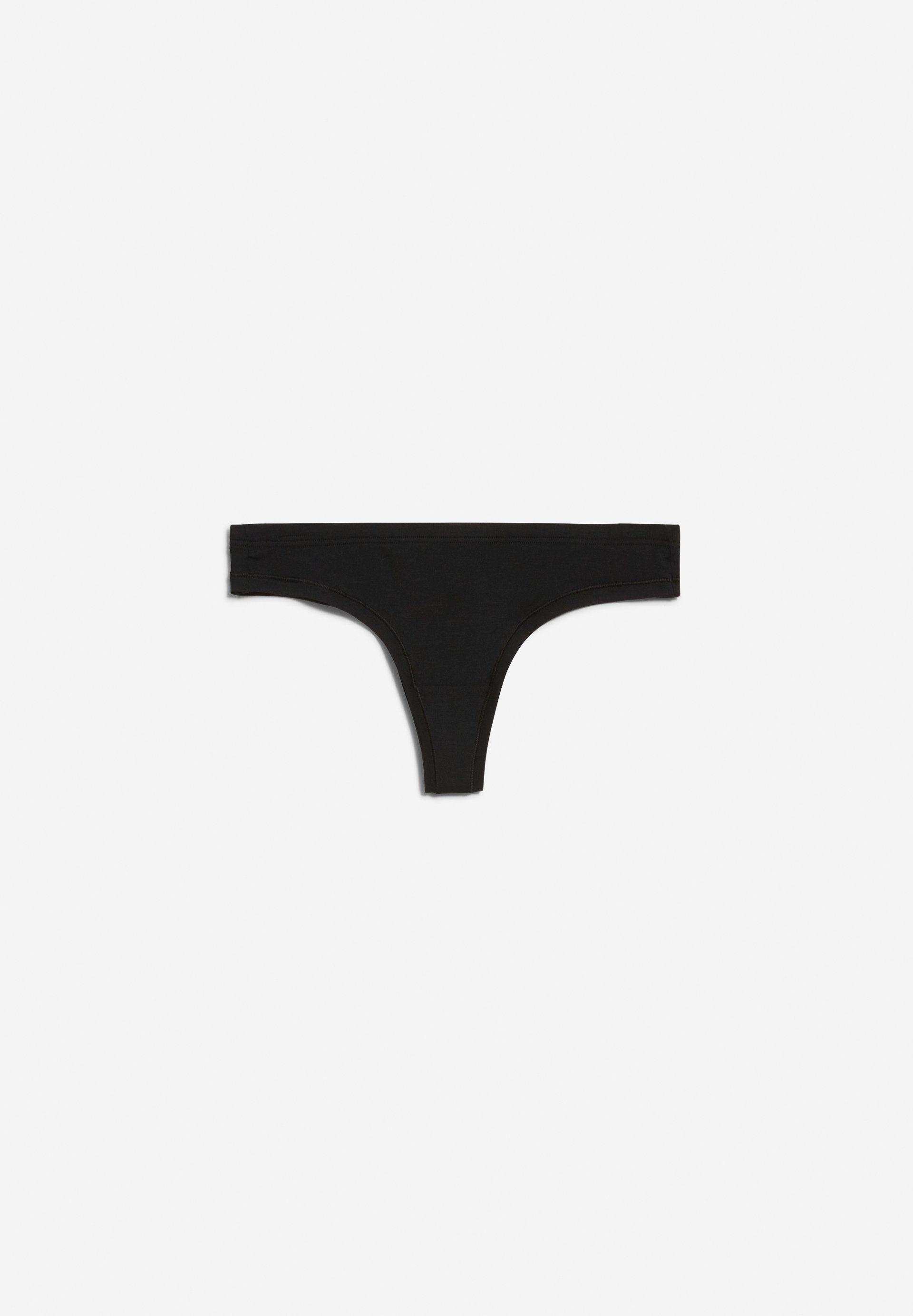 TENCEL™ Armedangels FAARA Fitted MIX (1-St) Panty STRING AUS Damen black