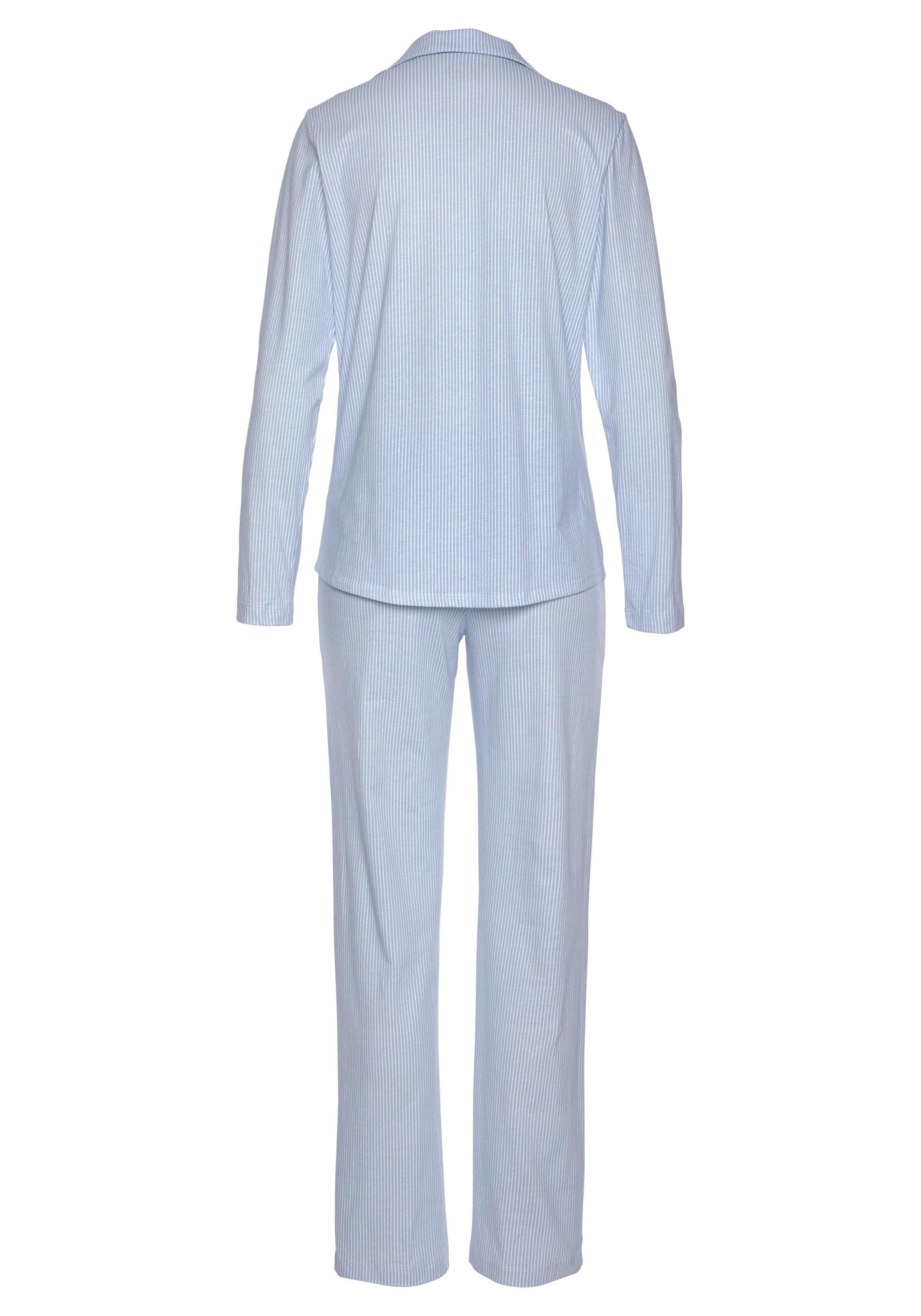 Vivance Dreams by Lascana Pyjama (Set, 2 tlg) mit feinem Karo-Muster – Bild 3 von 5