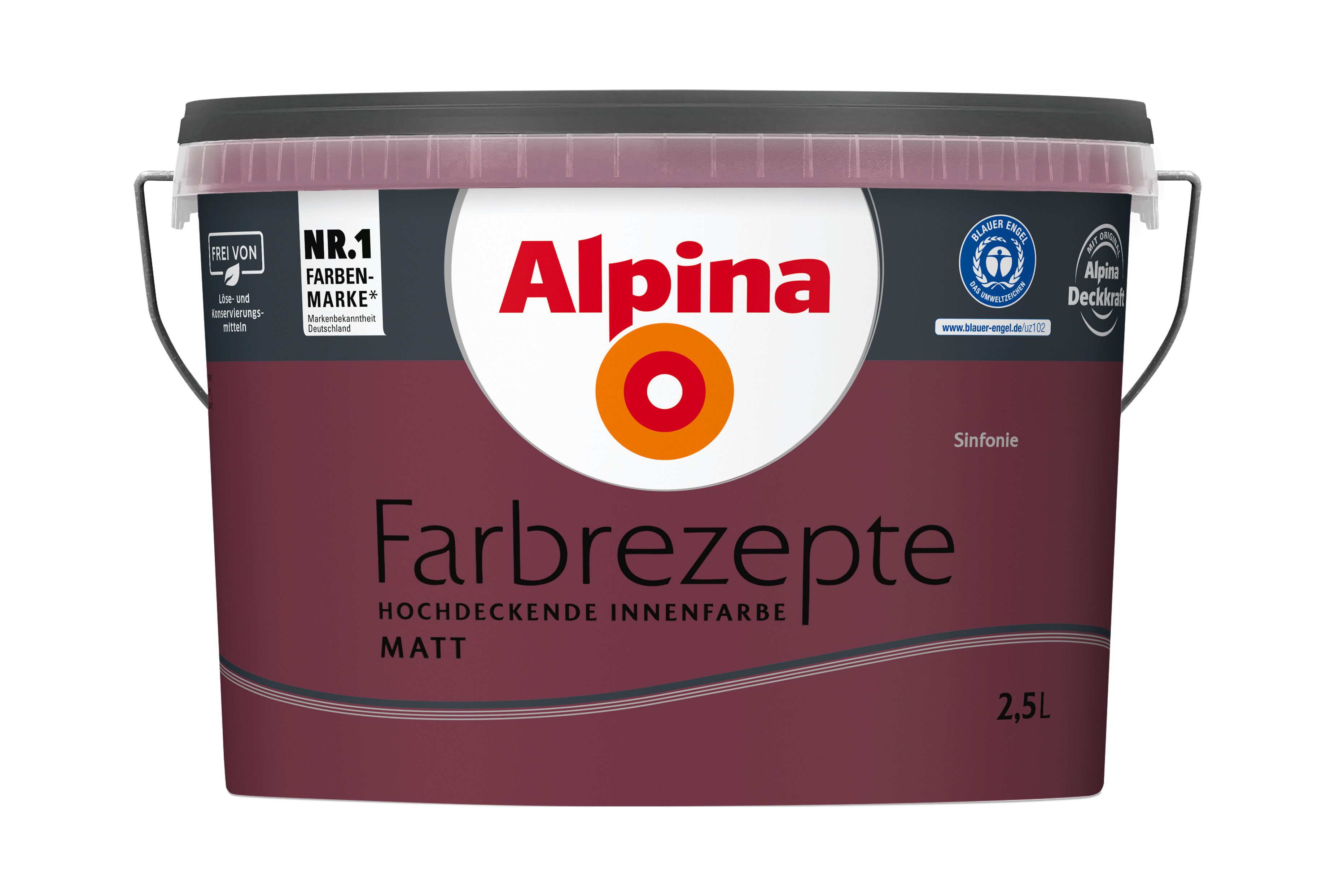 Wandfarbe Alpina Farbrezepte: einfach geborgen - Beeren- & Erdtöne