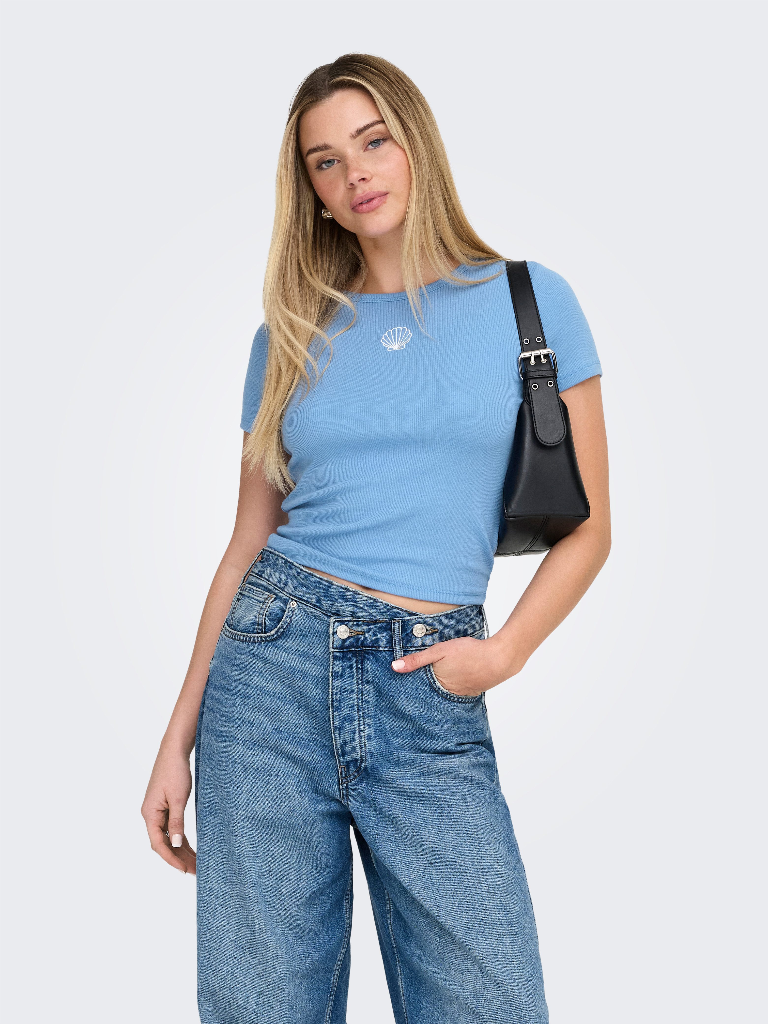 ONLY Kurzarmshirt ONLELVA JUNE EMB S/S TEE JRS NOOS günstig online kaufen