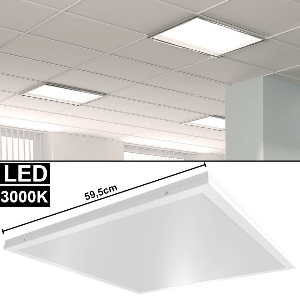 LED Decken Aufbau Panel Lampe Wohn Ess Zimmer SENSOR Lampe weiß Beleuchtung 