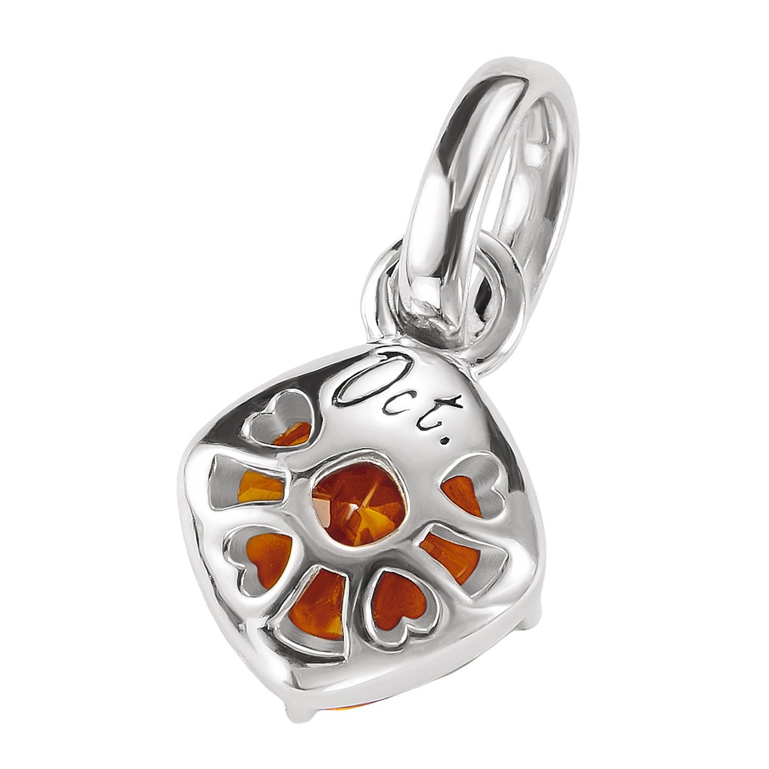 THOMAS SABO Charm-Einhänger Charm-Orange Connect Silber