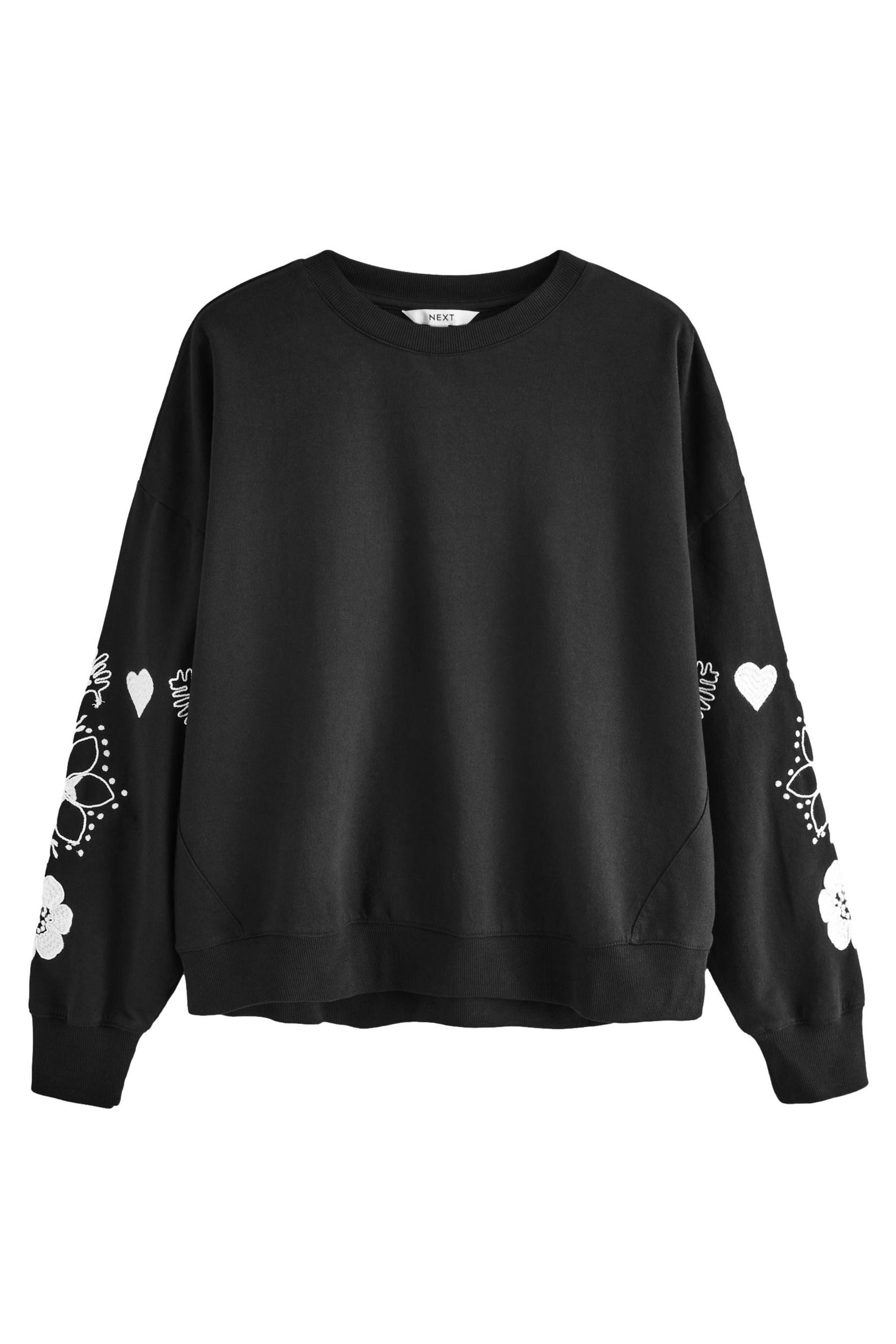 Next Sweater Sweatshirt mit Stickerei, Amore günstig online kaufen
