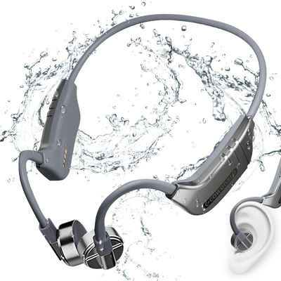 Jioson Bluetooth-Sportkopfhörer Bluetooth 5.3 Sport-Kopfhörer (offenes Kopfhörer, Speicherkarte einlegbar, zum Laufen/Radfahren/Wandern/im Fitnessstudio)