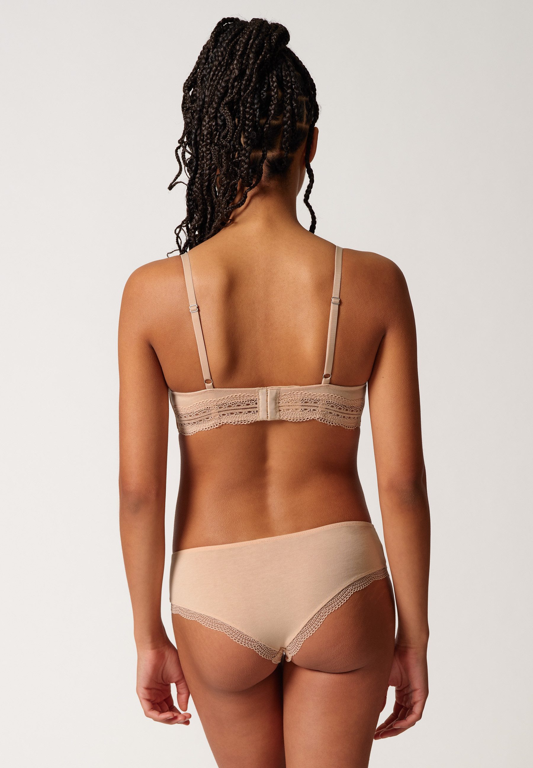 Skiny Triangel-BH Classicotton Baumwollmix, gepolstert, ohne Bügel, bequem, schlicht