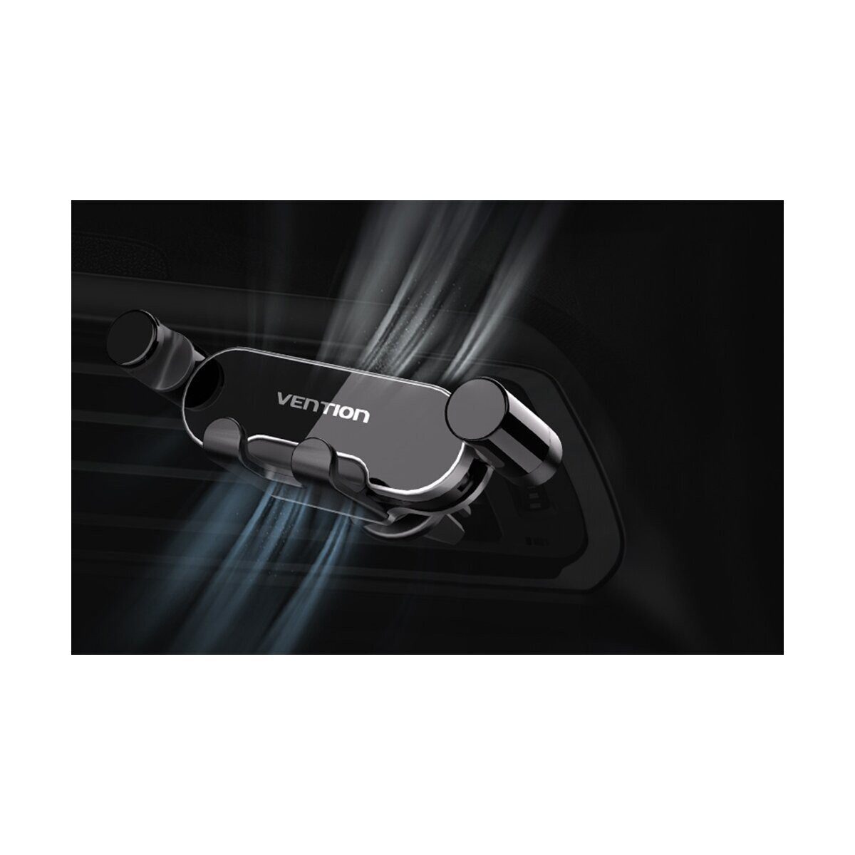 VENTION Handy-Halterung Automatischer Auto-Lüftungshalterung mit Clip Grau, (1-tlg)