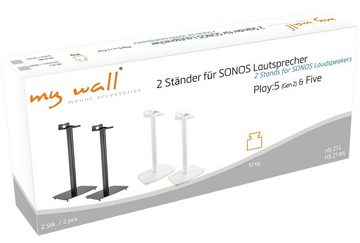 my wall HS21WL Lautsprecherständer, (Set, 2-Teilig, 2 Ständer für Sonos Lautsprecher, für SONOS Play:5(Gen2) & Five)