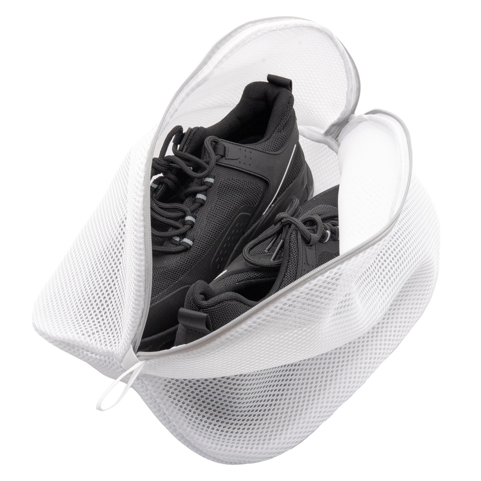 TSB Werk Wäschenetz Schuh Wäschenetz Wäschesack Wäschebeutel, Wäschenetz, Waschmaschine, Netz, Sack, Weiß