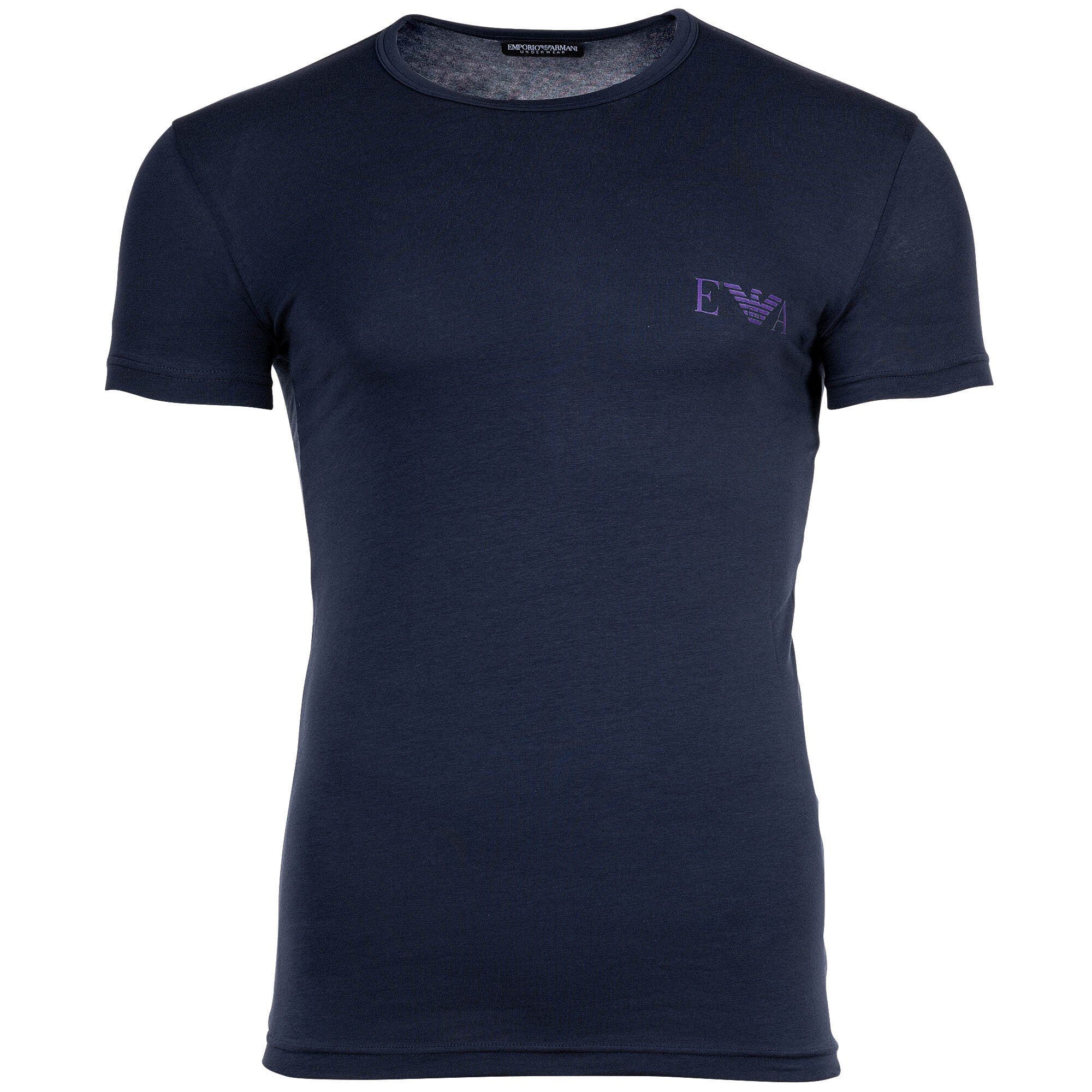 Emporio Armani T-Shirt Herren T-Shirt, 2er Pack - BOLD MONOGRAM, Kurzarm