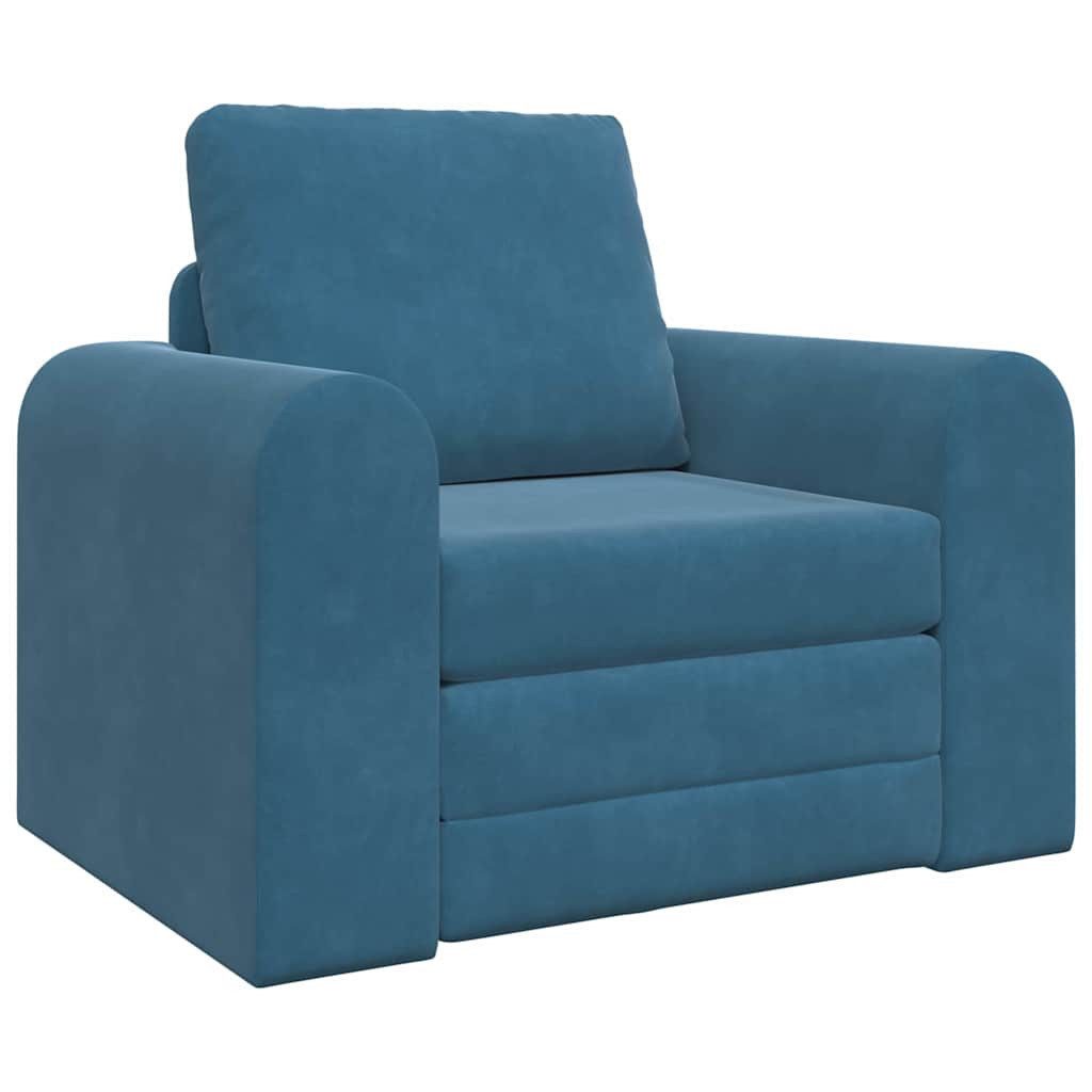 vidaXL Sofa Sofa Bett Blau 98 günstig online kaufen