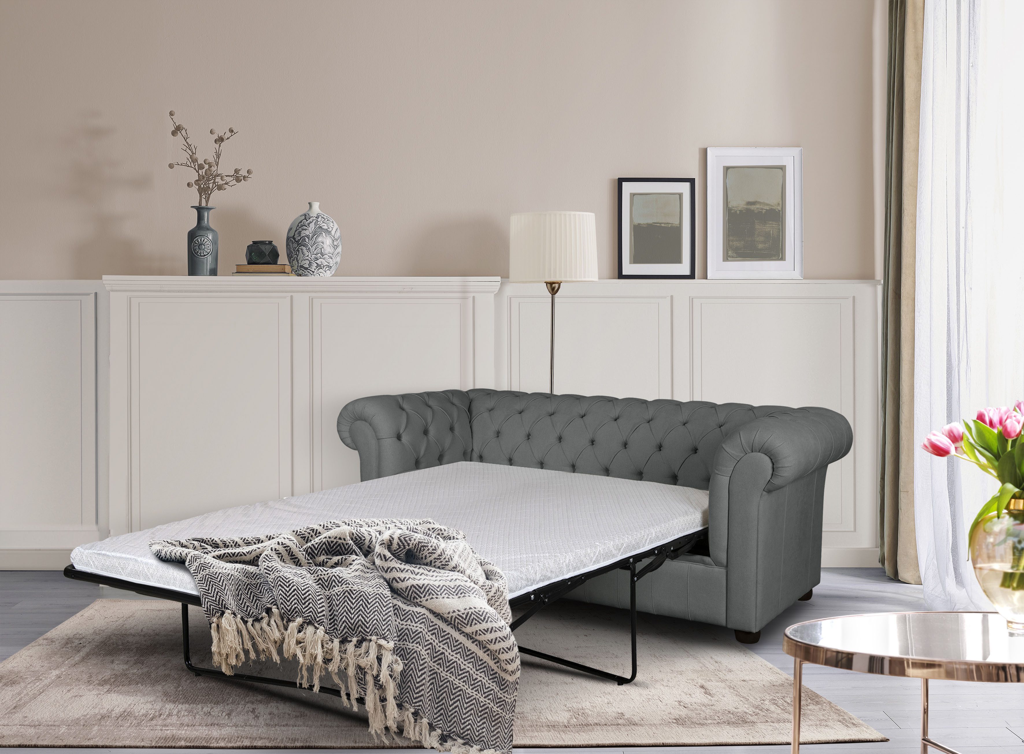 Home affaire 3-Sitzer CHARENTE, optionale Schlafsofa, günstig online kaufen