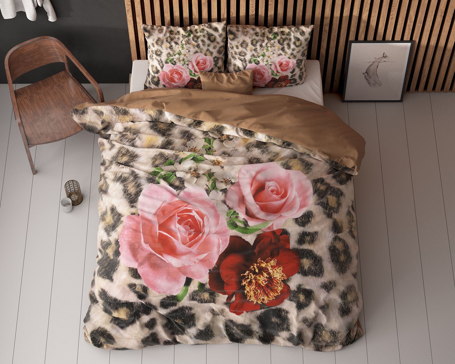 Sitheim-Europe Bettwäsche FLORAL PANTHER BETTBEZUG, Bettbezug günstig online kaufen