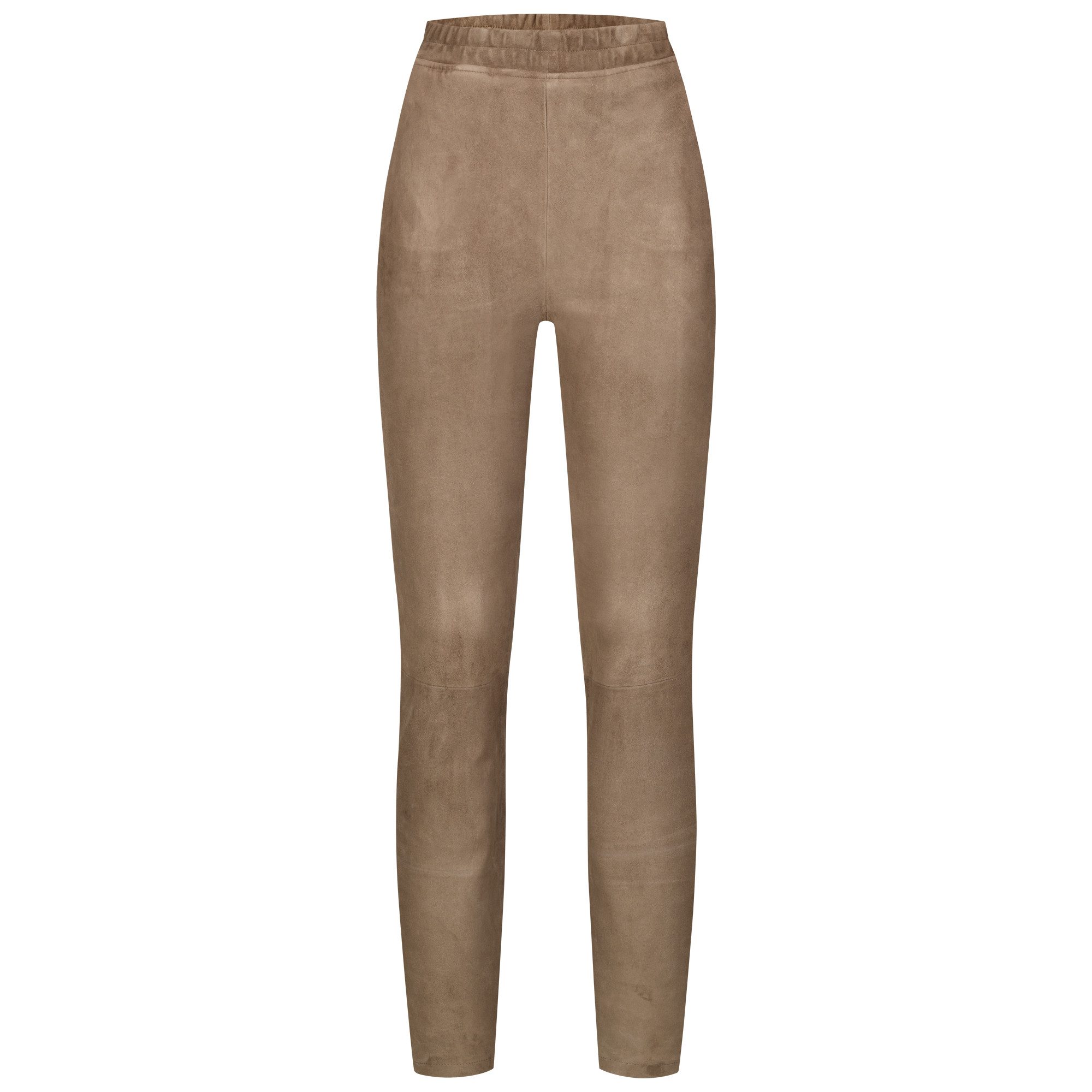 S&A Ledermoden Lederhose Élise mit elastischen Bund Uni Farben günstig online kaufen